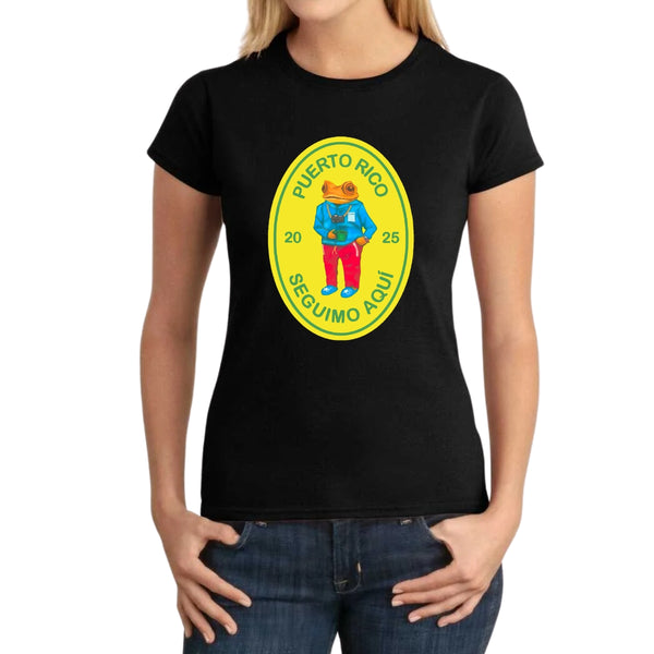 Playera Mujer Bad Bunny Puerto Rico Seguimo Aquí