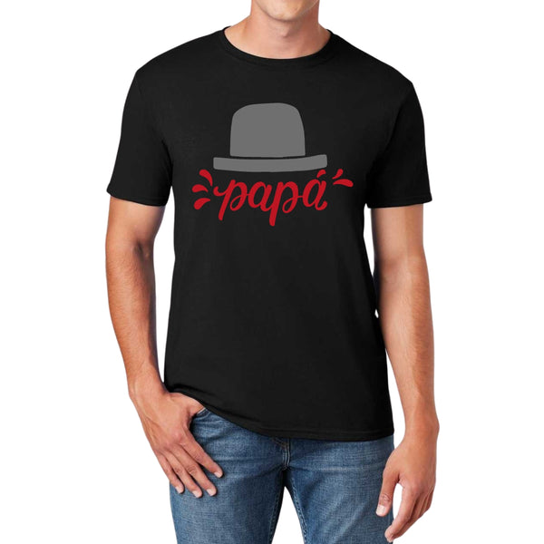 Playera Hombre Día del Padre Papá Sombrero
