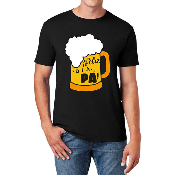 Playera Hombre Papá Padre Feliz día Pa