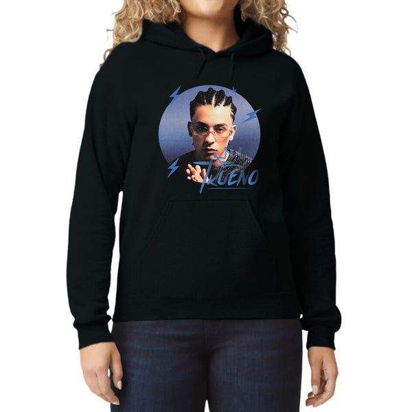 Sudadera Mujer Hoodie Trueno Rapero Concierto