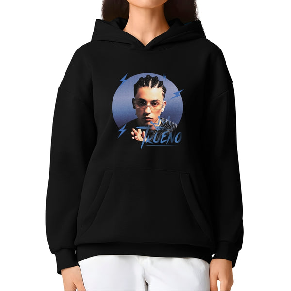 Sudadera Mujer Hoodie Pro Dry Trueno Rapero Concierto