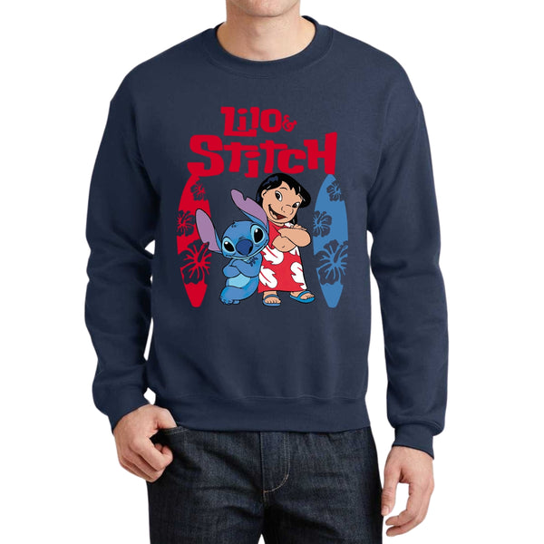 Sudadera para Hombre Lilo y Stitch