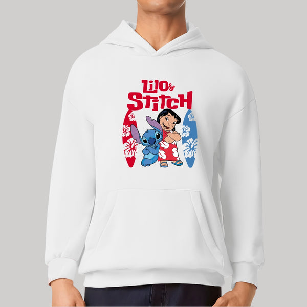 Sudadera Hombre Hoodie Pro Dry Lilo y Stitch