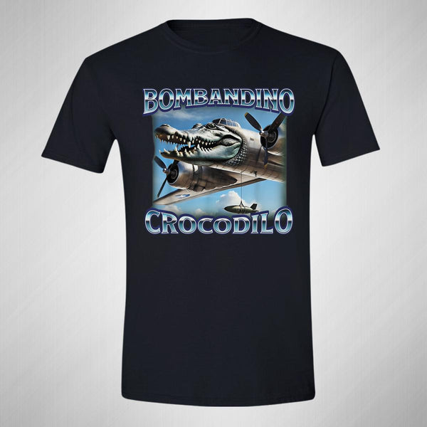 Playera Hombre Brainrot Bombardino Cocodrilo 001195