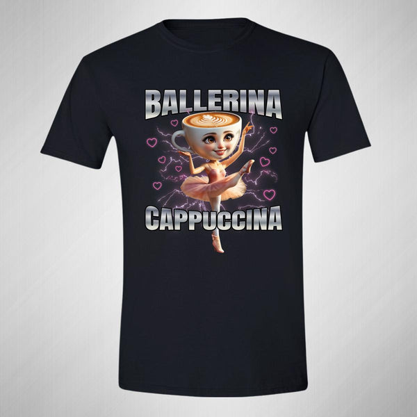 Playera Hombre Brainrot Ballerina Capuchina 001242