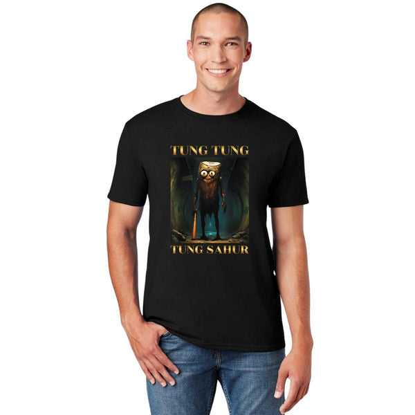 Playera Hombre Brainrot Tung Tung Tung Sahur 001248
