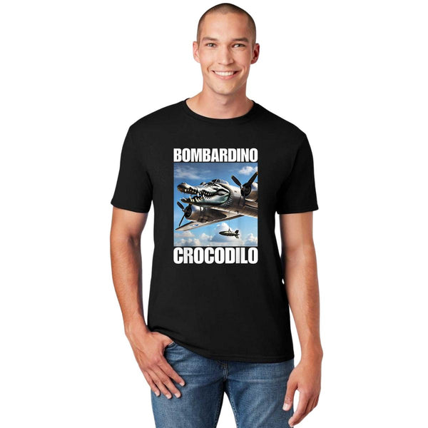 Playera Hombre Brainrot Bombardino Cocodrilo 001254