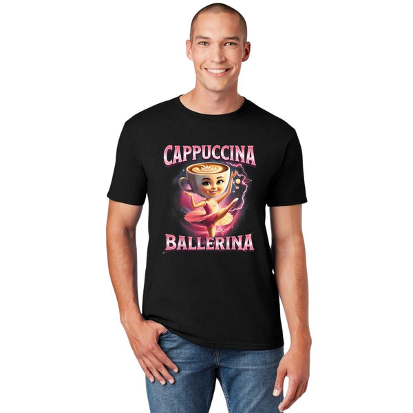 Playera Hombre Brainrot Ballerina Capuchina 001258
