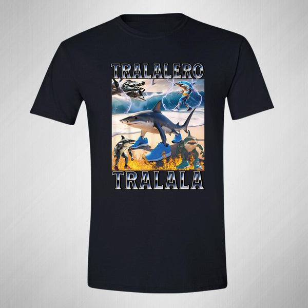 Playera Hombre Brainrot Tralalero Tralala 001262