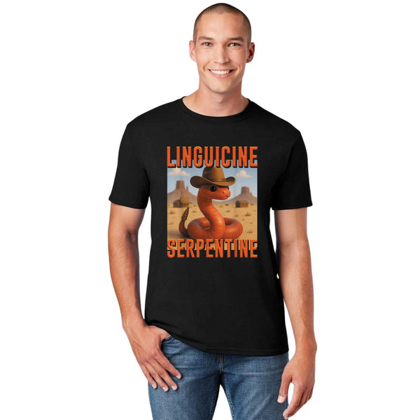Playera Hombre Brainrot Linguicine Serpentine 001271