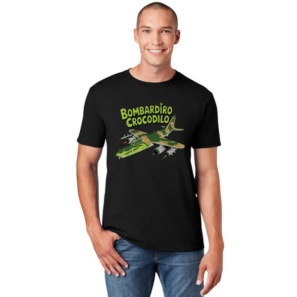 Playera Hombre Brainrot Bombardiro Crocodilo 001272