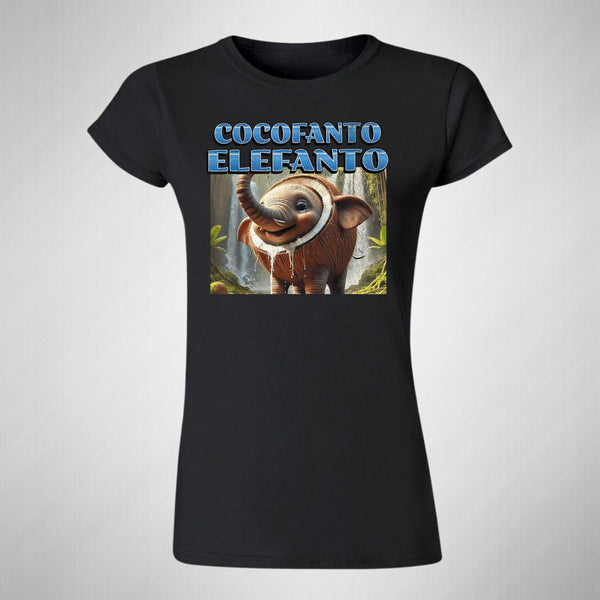 Playera Mujer Brainrot Cocofanto Elefanto 001188
