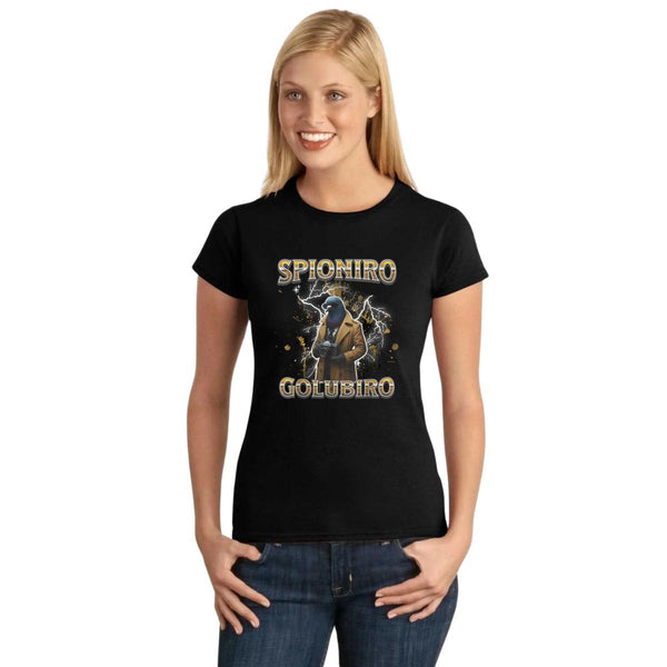 Playera Mujer Brainrot Spioniro Golubiro 001192