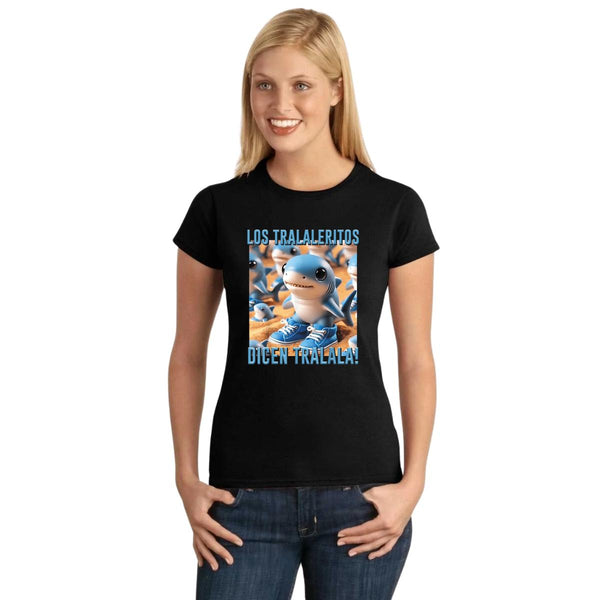 Playera Mujer Brainrot Los Tralaleritos 001197