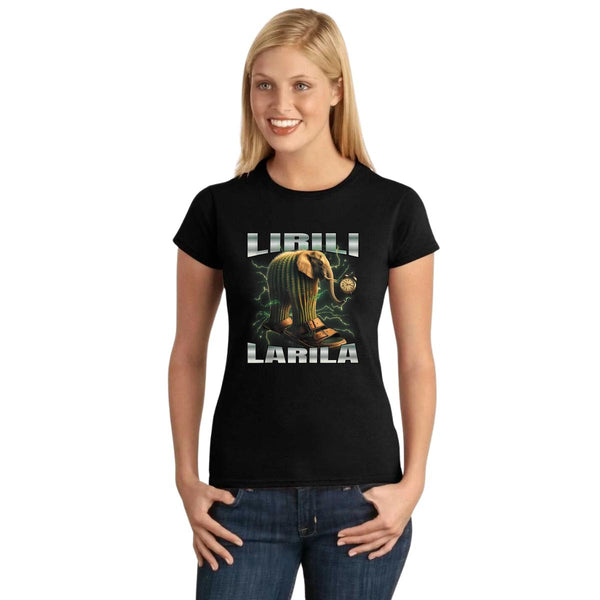 Playera Mujer Brainrot Lirili Larila 001198