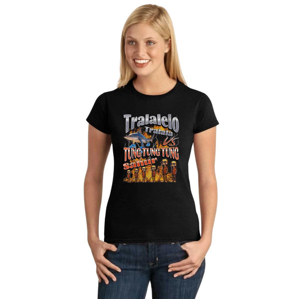 Playera Mujer Brainrot Tralala Tung Tung 001199