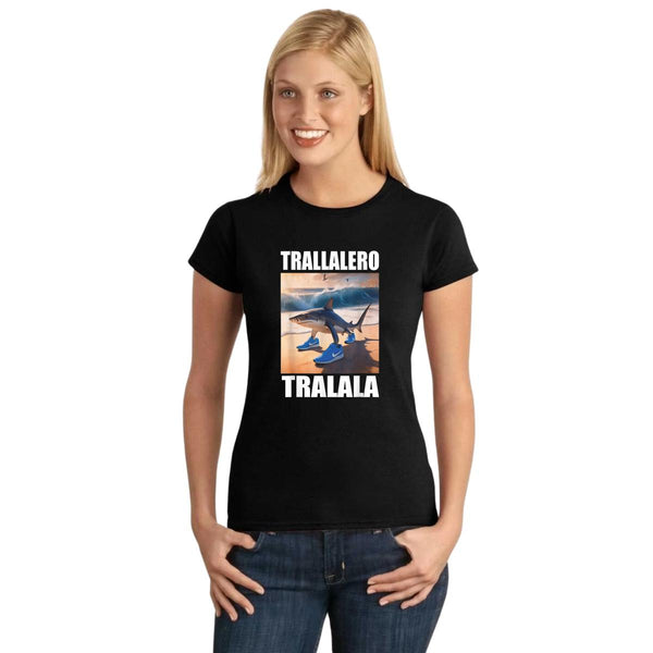 Playera Mujer Brainrot Tralalero Tralala 001201