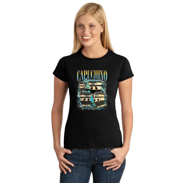 Playera Mujer Brainrot Cappuccino Assassino 001220