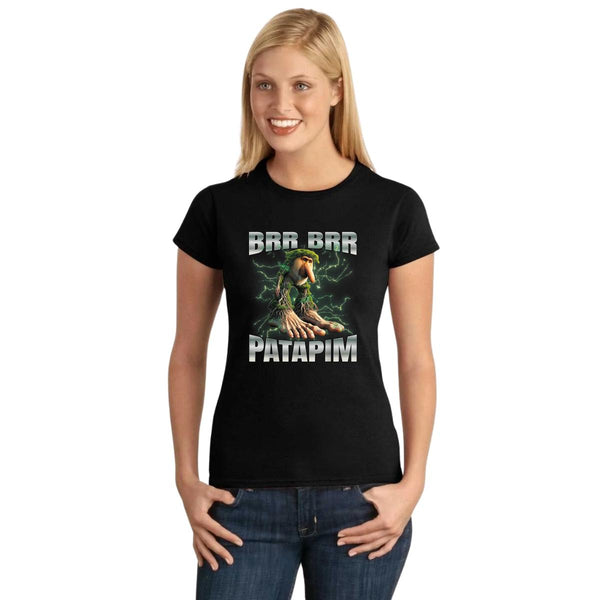 Playera Mujer Brainrot Brr Brr Patapim 001234