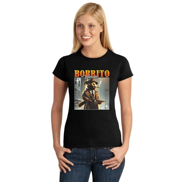 Playera Mujer Brainrot Bobrito Bandito 001247