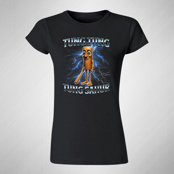 Playera Mujer Brainrot Tung Tung Tung Sahur 001250