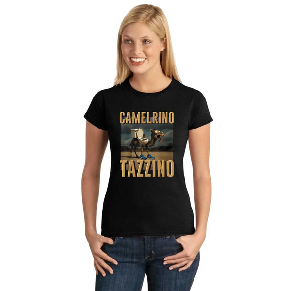 Playera Mujer Brainrot Camelrino Tazzino 001256