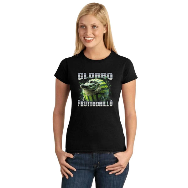 Playera Mujer Brainrot Glorbo Fruttodrillo 001259