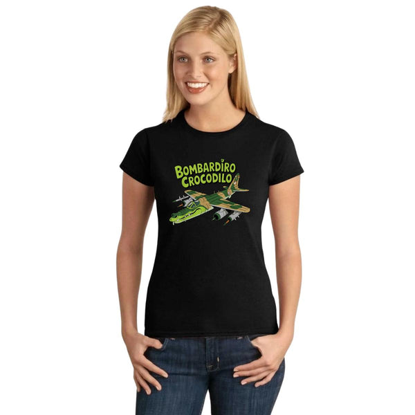 Playera Mujer Brainrot Bombardiro Crocodilo 001272
