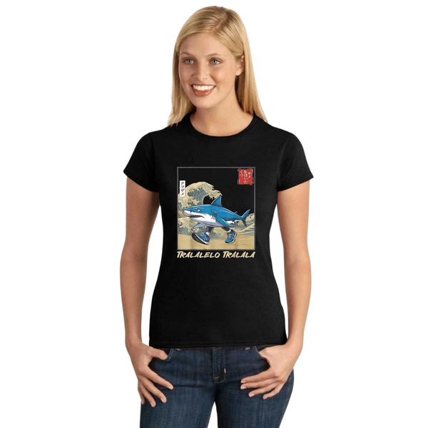 Playera Mujer Brainrot Tralalero Tralala 001273