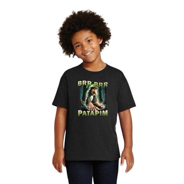 Playera Niños Brainrot Brr Brr Patapim 001189