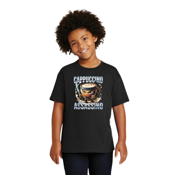 Playera Niños Brainrot Cappuccino Assassino 001205