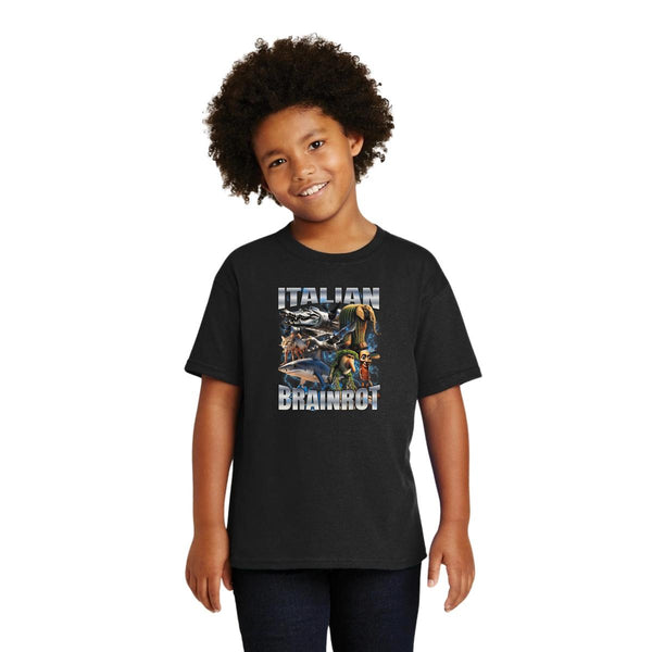 Playera Niños Brainrot Italianos 001215