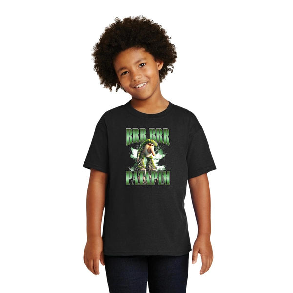 Playera Niños Brainrot Brr Brr Patapim 001223
