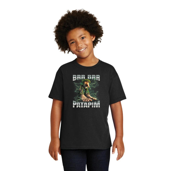 Playera Niños Brainrot Brr Brr Patapim 001234