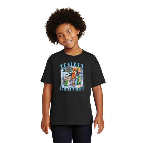Playera Niños Brainrot Italianos 001237