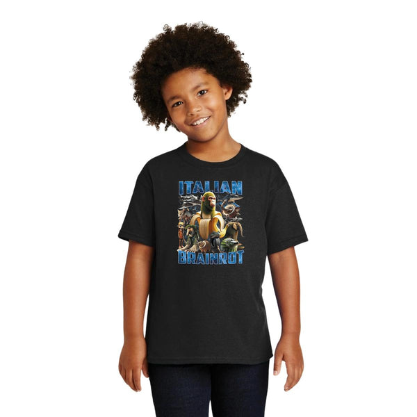 Playera Niños Brainrot Italianos 001239