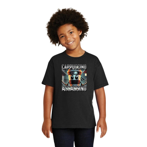 Playera Niños Brainrot Cappuccino Assassino 001246