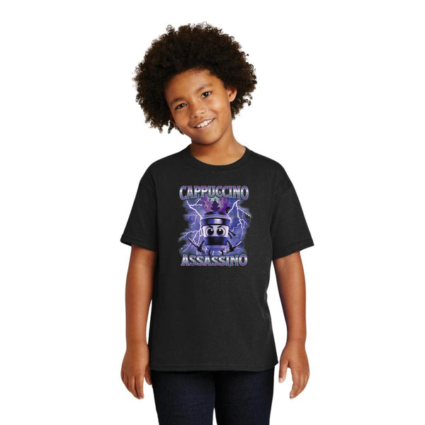Playera Niños Brainrot Cappuccino Assassino 001260