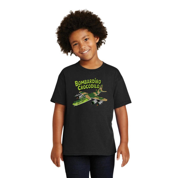 Playera Niños Brainrot Bombardiro Crocodilo 001272