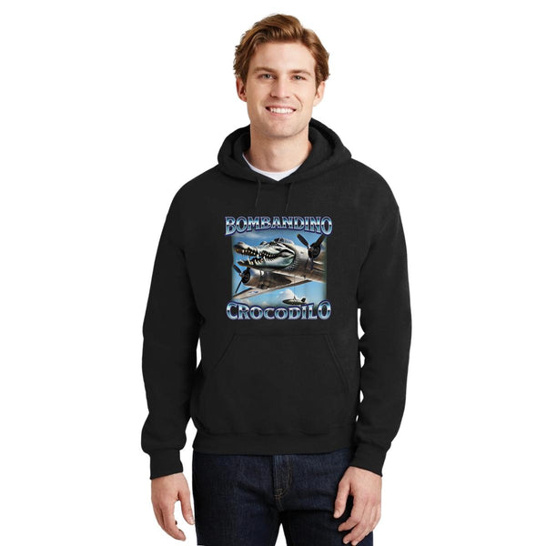 Sudadera Hombre Hoodie Brainrot Bombardino Cocodrilo 001195