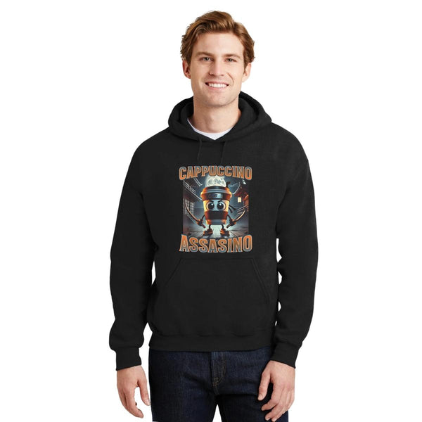 Sudadera Hombre Hoodie Brainrot Cappuccino Assassino 001196