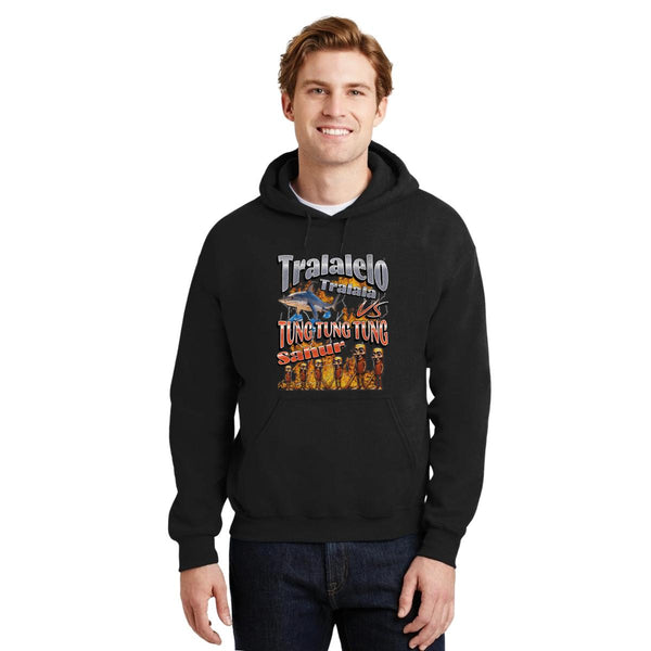 Sudadera Hombre Hoodie Brainrot Tralala Tung Tung 001199