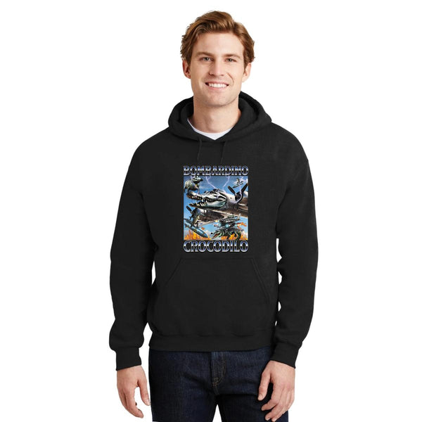 Sudadera Hombre Hoodie Brainrot Bombardino Cocodrilo 001221