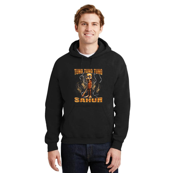 Sudadera Hombre Hoodie Brainrot Tung Tung Tung Sahur 001229
