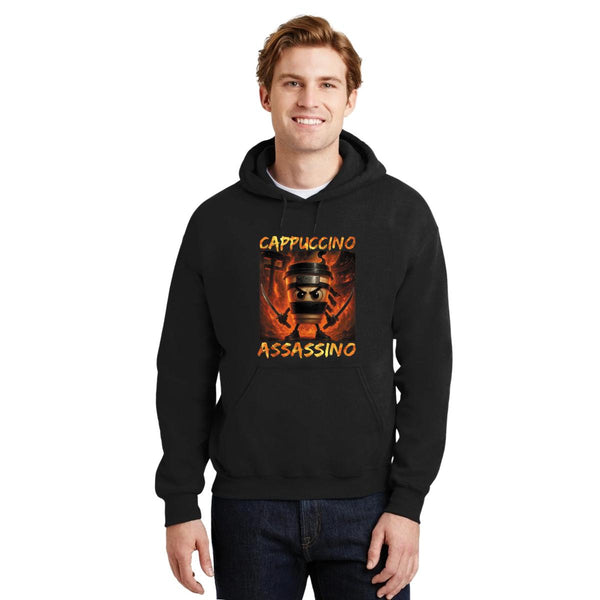 Sudadera Hombre Hoodie Brainrot Cappuccino Assassino 001266