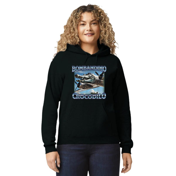 Sudadera Mujer Hoodie Brainrot Bombardino Cocodrilo 001195