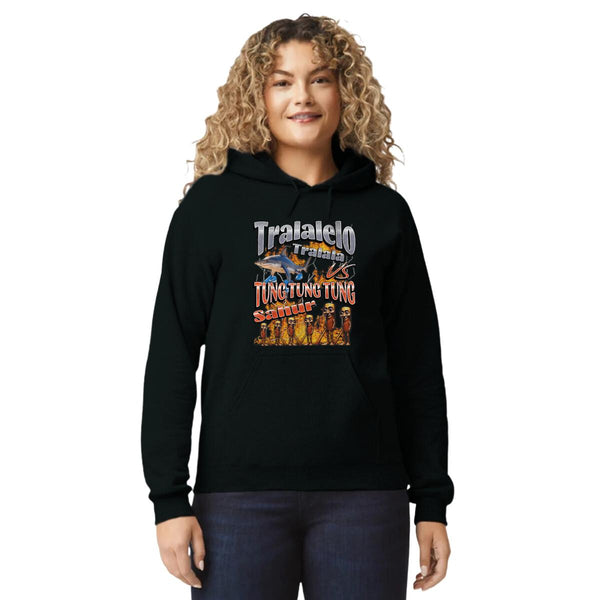 Sudadera Mujer Hoodie Brainrot Tralala Tung Tung 001199