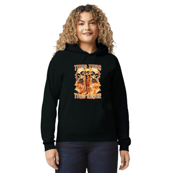 Sudadera Mujer Hoodie Brainrot Tung Tung Tung Sahur 001206