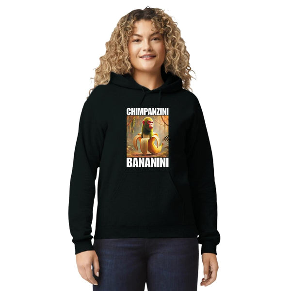 Sudadera Mujer Hoodie Brainrot Chimpanzini Bananini 001212