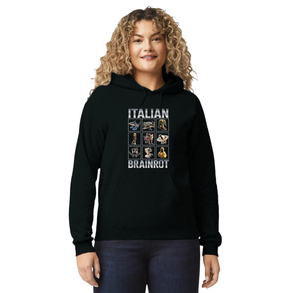 Sudadera Mujer Hoodie Brainrot Italianos 001228